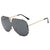 Basic Gradient Color Pc Square Frameless Women's Sunglasses