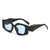 Basic Lady Fashion Ac Square Quadrilateral Full Frame Women's Sunglasses