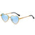 Basic Lady Heart Shape Ac Special-shaped Mirror Full Frame Women's Sunglasses