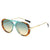 Basic Lady Simple Style Geometric Ac Round Frame Full Frame Women's Sunglasses