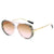 Basic Lady Simple Style Geometric Ac Round Frame Full Frame Women's Sunglasses