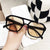 Basic Lady Minimalist Square Ac Square Full Frame Women's Sunglasses