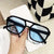 Basic Lady Minimalist Square Ac Square Full Frame Women's Sunglasses