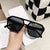 Basic Lady Minimalist Square Ac Square Full Frame Women's Sunglasses