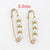 Basic Modern Style Classic Style Pin U Shape Alloy Rhinestone Women's Pin Charge Belt Buckle Brooches