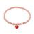 Basic Modern Style Heart Shape Stainless Steel Plating 18k Gold Plated Bracelets