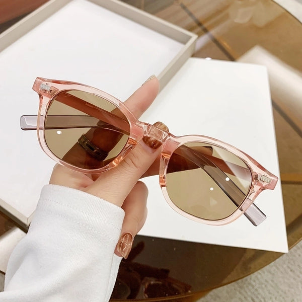 Basic Modern Style Simple Style Geometric Ac Square Full Frame Women's Sunglasses