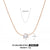 Basic Modern Style Streetwear Geometric Stainless Steel Titanium Steel Plating Inlay Zircon Pendant Necklace