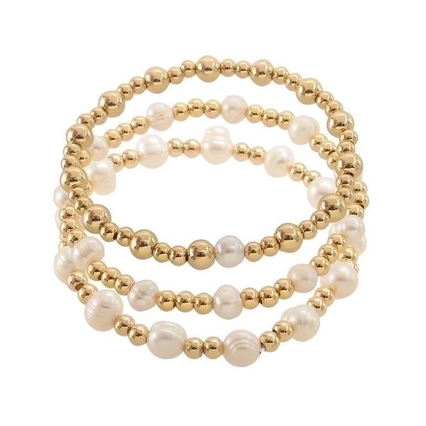 Basic Modern Style Streetwear Round 304 Stainless Steel 18K Gold Plated Bracelets In Bulk