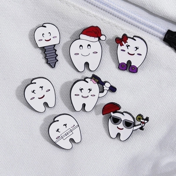 Basic Pin Cartoon Alloy Plating Unisex Brooches