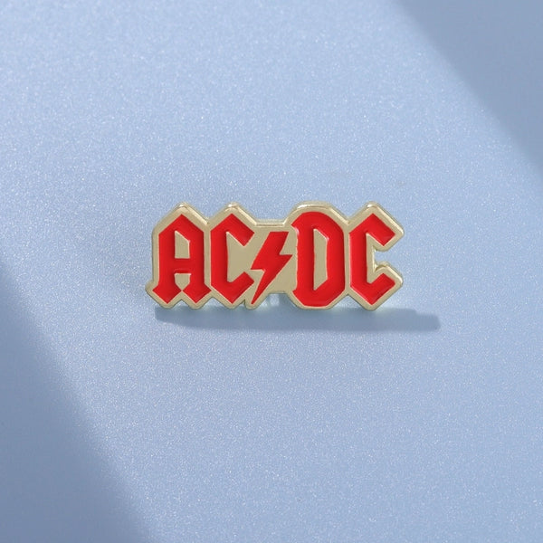 Basic Pin Letter Alloy Plating Unisex Brooches