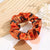 Basic Pumpkin Polyester Hair Tie