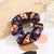 Basic Pumpkin Polyester Hair Tie