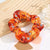 Basic Pumpkin Polyester Hair Tie