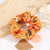 Basic Pumpkin Polyester Hair Tie