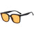 Basic Retro Classic Style Geometric Ac Square Full Frame Women's Sunglasses