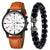 Basic Round Buckle Quartz Women's Watches