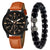 Basic Round Buckle Quartz Women's Watches