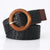 Basic Round Pu Leather Straw Women's Leather Belts