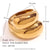 Basic Simple Style Classic Style Geometric Stainless Steel Plating 18k Gold Plated Rings