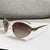 Basic Simple Style Classic Style Solid Color Ac Oval Frame Full Frame Women's Sunglasses