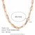 Basic Simple Style Classic Style Solid Color Stainless Steel Plating 18k Gold Plated Necklace