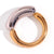 Basic Simple Style Classic Style Solid Color Stainless Steel Plating 18k Gold Plated Rings