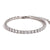 Basic Simple Style Classic Style Solid Color Stainless Steel Plating Inlay Rhinestones 18k Gold Plated Tennis Bracelet