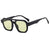 Basic Simple Style Color Block Ac Square Full Frame Women's Sunglasses