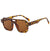 Basic Simple Style Color Block Ac Square Full Frame Women's Sunglasses