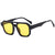 Basic Simple Style Color Block Ac Square Full Frame Women's Sunglasses