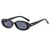 Basic Simple Style Geometric Ac Oval Frame Full Frame Women's Sunglasses