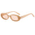 Basic Simple Style Geometric Ac Oval Frame Full Frame Women's Sunglasses