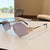 Basic Simple Style Geometric Ac Polygon Frameless Women's Sunglasses