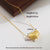 Basic Simple Style Heart Shape Copper Plating 18k Gold Plated Pendant Necklace