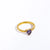 Basic Simple Style Heart Shape Stainless Steel Plating Inlay Zircon 18k Gold Plated Rings