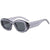 Basic Simple Style Solid Color Ac Oval Frame Full Frame Women's Sunglasses