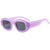 Basic Simple Style Solid Color Ac Oval Frame Full Frame Women's Sunglasses