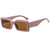 Basic Simple Style Solid Color Ac Square Full Frame Women's Sunglasses