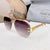 Basic Simple Style Solid Color Pc Toad Glasses Frameless Women's Sunglasses