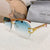 Basic Simple Style Solid Color Pc Toad Glasses Frameless Women's Sunglasses