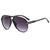 Basic Simple Style Solid Color Pc Toad Glasses Full Frame Women's Sunglasses