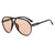 Basic Simple Style Solid Color Pc Toad Glasses Full Frame Women's Sunglasses