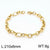 Basic Simple Style Solid Color Stainless Steel 18k Gold Plated Unisex Bracelets