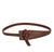 Basic Solid Color Pu Leather Belt