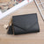 Basic Solid Color Square Buckle Coin Purse