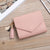 Basic Solid Color Square Buckle Coin Purse