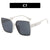 Basic Square Ac Square Full Frame Women's Sunglasses