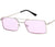 Basic Square Ac Square Full Frame Women's Sunglasses