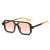 Basic Streetwear Geometric Ac Square Full Frame Men's Sunglasses